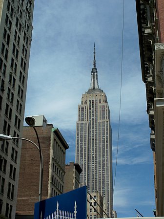 View of the Empire State Building from Madison Square Park