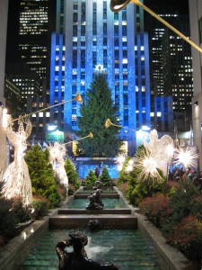 Rockefeller Center christmas tree lighting